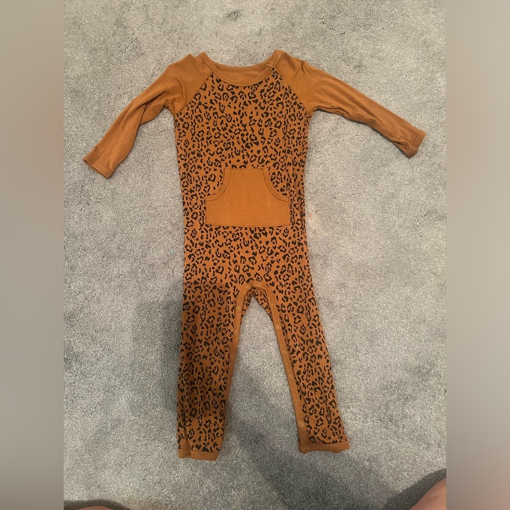 Cheetah print Kyte baby long all